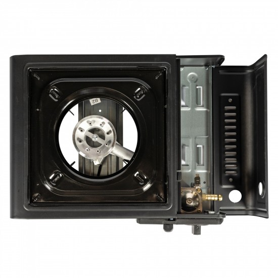 Aragaz camping portabil, 1 ochi, alimentare spraygaz, HappyHome MX777