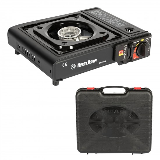 Aragaz camping portabil, 1 ochi, alimentare spraygaz, HappyHome MX777