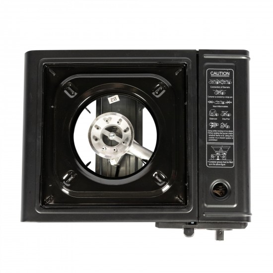 Aragaz camping portabil, 1 ochi, alimentare spraygaz, HappyHome MX777