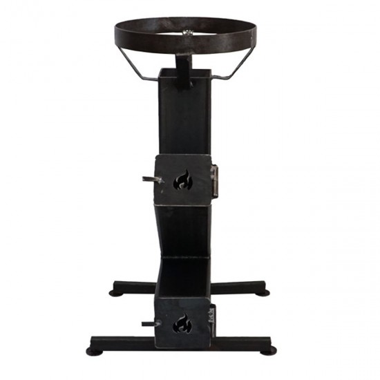 Soba gatit la exterior / camping,  tip racheta, 120 X 120CM, GROSIME 3 MM, MX1091