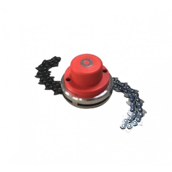 Cap motocoasa cu lant si filet rosu MX153 Cap motocoasa cu lant si filet rosu MX153
