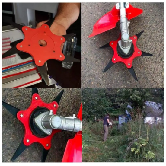 Disc motocoasa cu 6 cutite pliabile, 25.4mm, Craft-tec (6T) MX152