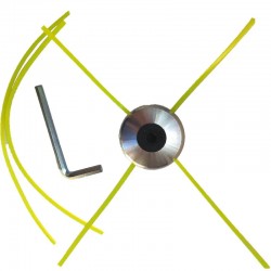 Tambur motocoasa ALUMINIU 4 FIRE, cheie inbus, FILET, cap universal MX1010