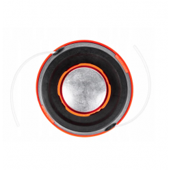 Cap Motocoasa Tipla Portocaliu cu Gri Craft-Tec MX219, Doua Fire Reglabile, Adaptoare Incluse