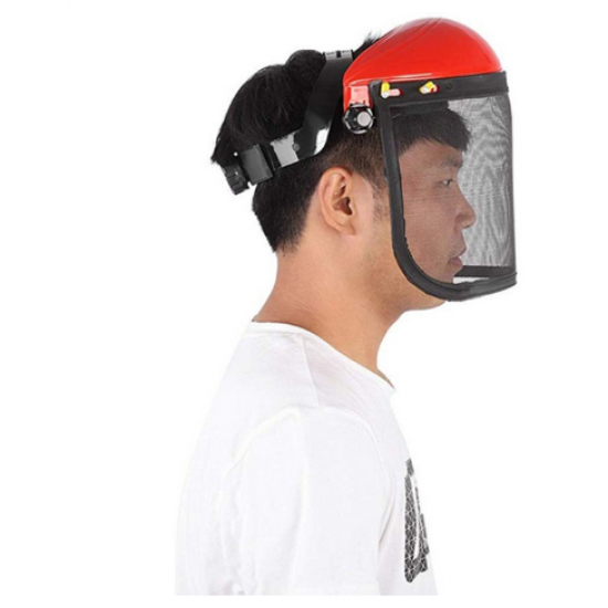 Casca protectie MOTOCOASA, viziera din PLASA MX177