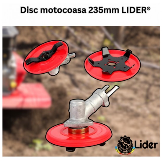 Disc motocoasa 235mm pentru buruieni, prasit/plivit ROSU STEA MX960