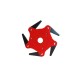 Disc motocoasa cu 5 cutite mobile CRAFT-TEC MX487 Disc motocoasa cu 5 cutite mobile CRAFT-TEC MX487