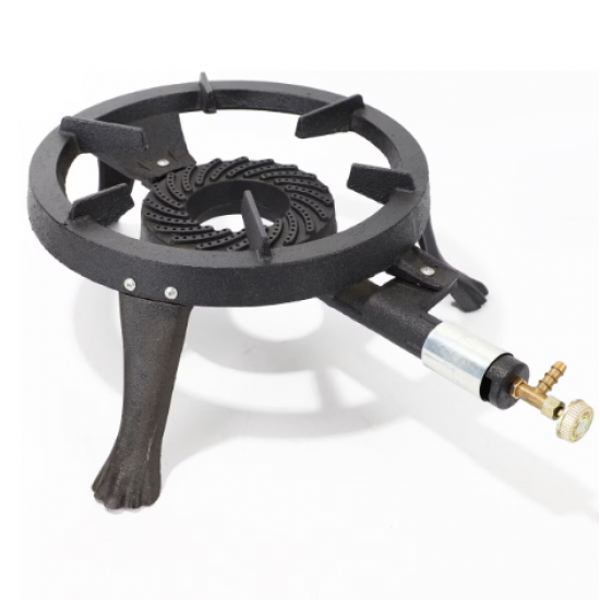 Pirostrie fonta GB23 cu 3 picioare, 33cm , GRI ,Craft-tec , MX117 (arzator)