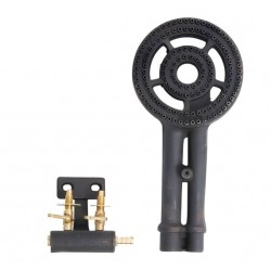 Pirostrie, arzator butelie gaz GPL, 40x40cm, fonta/otel, 2 arzatoare, ROSIE MX870