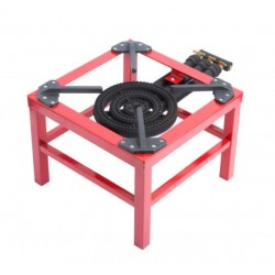 Pirostrie, arzator butelie gaz GPL, 40x40cm, fonta/otel, 3 arzatoare, ROSIE MX871