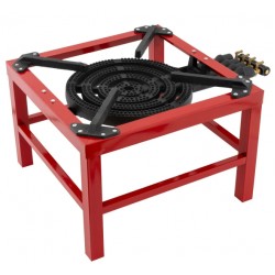 Pirostrie, arzator butelie gaz GPL, 40x40cm, fonta/otel, 4 arzatoare, ROSIE MX978