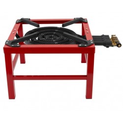 Pirostrie, arzator butelie gaz GPL, 40x40cm, fonta/otel, 4 arzatoare, ROSIE MX978