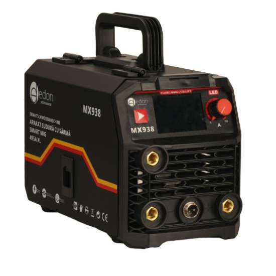 Aparat sudura SARMA EDON SMART MIG 495A XL, tehnologie FCAW, cablu 2M MX938