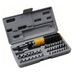 Trusa surubelnite si tubulare, 41 piese MX887