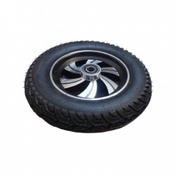 Roata roaba PROFI cu janta metalica 3.00-8, 8PR, ax 20 mm, rulment MX1201