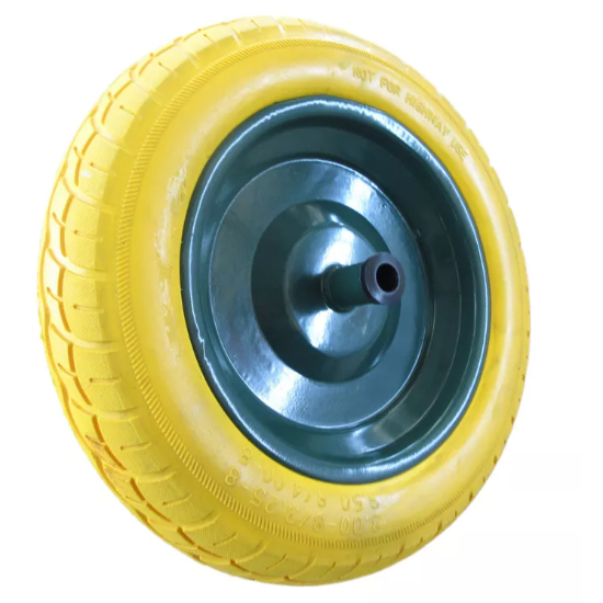 Roata roaba SPUMA 350-8, 14’’, galben+verde, MX861