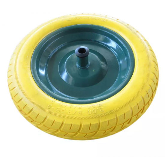 Roata roaba SPUMA 350-8, 14’’, galben+verde, MX861