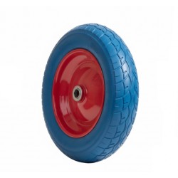 Roata roaba SPUMA 400-8, 14’’, albastru+ROSU, MX863