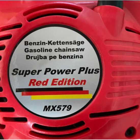 Drujba benzina Super Power Plus Red Edition , lama +lant 38CM 15'' 1.5CM 64D MX579