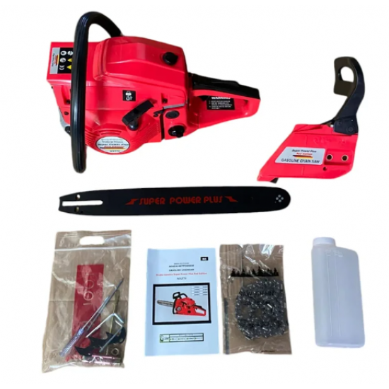 Drujba benzina Super Power Plus Red Edition , lama +lant 38CM 15'' 1.5CM 64D MX579