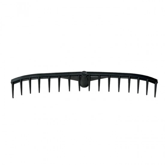 Grebla PLASTIC NEAGRA, 12 DINTI, 60 cm RUSEASCA MX1657