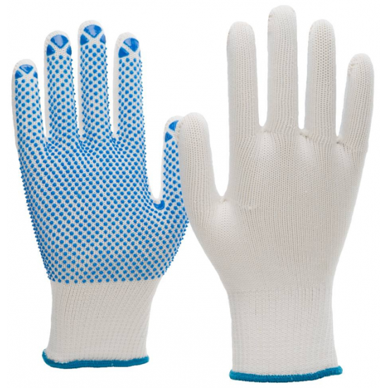 Manusi protectie subtiri #10 XL, PICOURI, ALB-ALBASTRE MX836