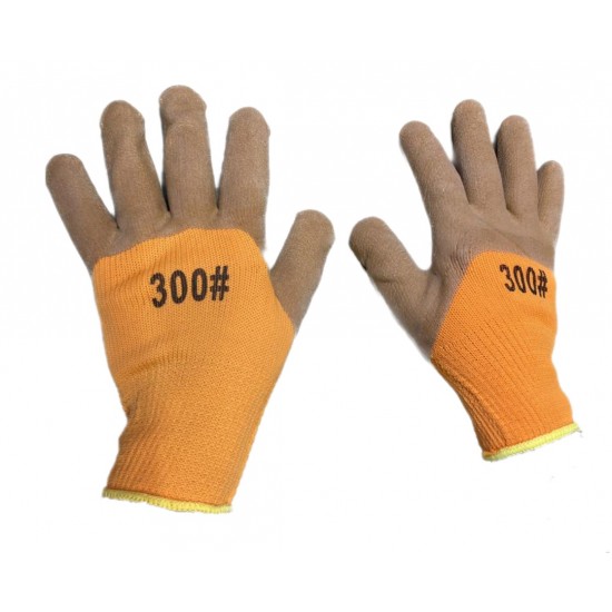 Manusi protectie groase 300# maro MX1154