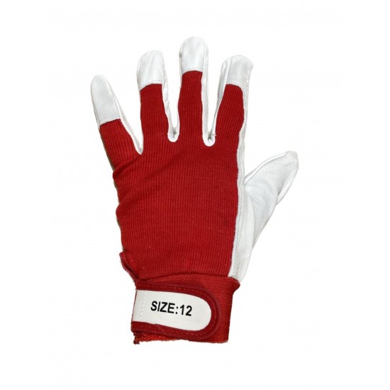 Manusi de Protectie din Piele cu Scai, Craft-Tec MX727 Rosii