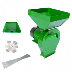 Moara uruiala nr 2, cereale si stiuleti, cuva mare, VERDE, 4,5 kw LIDER MX947