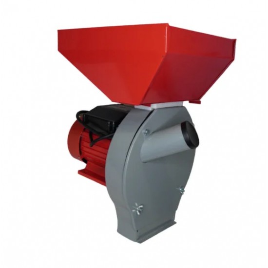 Moara uruiala nr 2, cereale si stiuleti, cuva mare, ROSU+GRI, 4.5 kw CRAFT-TEC MX949