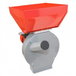 Moara uruiala nr 2, cereale si stiuleti, cuva mare, ROSU+GRI, 4.5 kw CRAFT-TEC MX949