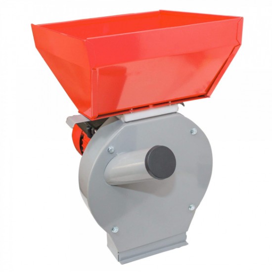 Moara uruiala nr 2, cereale si stiuleti, cuva mare, ROSU+GRI, 4.5 kw CRAFT-TEC MX949