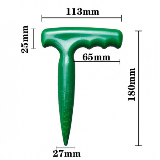 Plantator verde din plastic pentru bulbi MX798