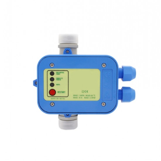 Presscontrol EPC-1 (presostat) electronic automat 1 Tol, 1.1kw, 10bar, ALBASTRU MX882