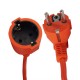 Prelungitor electric, PORTOCALIU, 25M tip cupla + fisa, 3 x 1.5 mm, IP44, max 2000W MX1645