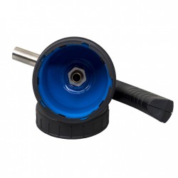 Lampa instalator cu aprindere piezo, corp metalic, albastra MX1116