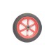 Roata roaba masiva 130x60 mm, spite rosii, MX290 Roata roaba masiva 130x60 mm, spite rosii, MX290